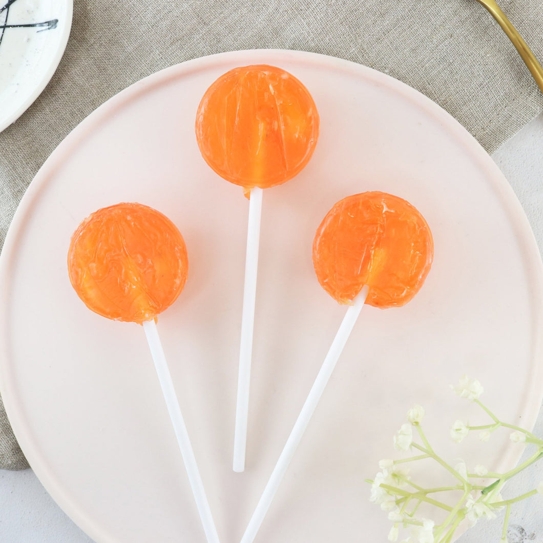 Orange and Mango Small Lollipops - 5 Pack Gift Box